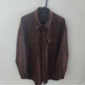 Montage Collection Brown Button-Up Shirt